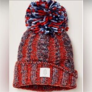 Free People Pom Party Reflective Beanie